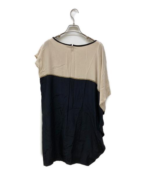 GRACE CONTINENTAL（（グレースコンチネンタル）GRACE CONTINENTAL (（グレースコンチネンタル) シルクワンピース ベージュ サイズ:Sの古着・服飾アイテム