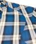 中古・古着 machatt (マチャット) バンドカラーチェックシャツ ブルー サイズ:FREE：6000円