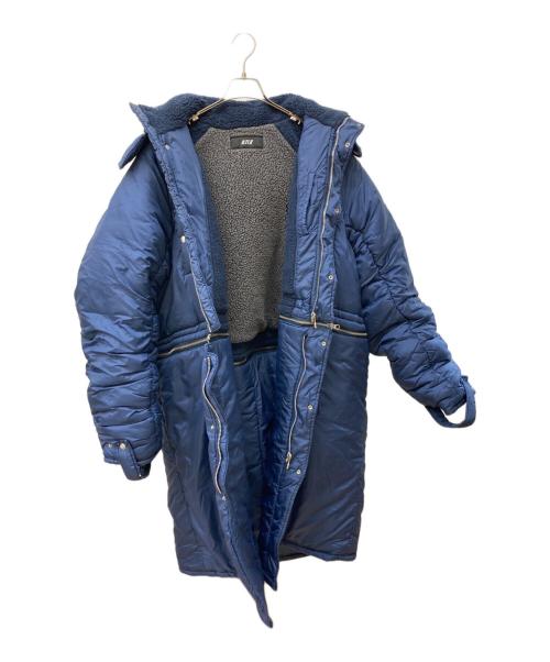 D.TT.K（ディーティーティーケー）D.TT.K (ディーティーティーケー) オーバーサイズベンチコート ブルー サイズ:Mの古着・服飾アイテム