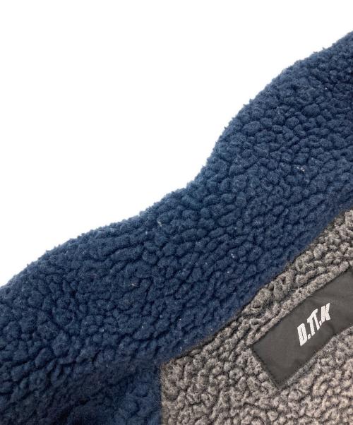 D.TT.K（ディーティーティーケー）D.TT.K (ディーティーティーケー) オーバーサイズベンチコート ブルー サイズ:Mの古着・服飾アイテム