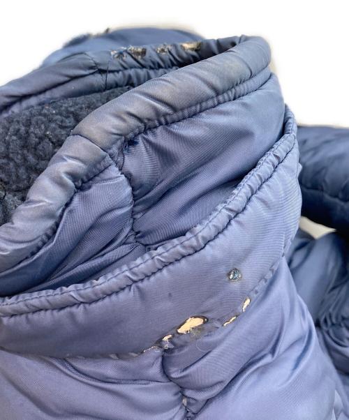 D.TT.K（ディーティーティーケー）D.TT.K (ディーティーティーケー) オーバーサイズベンチコート ブルー サイズ:Mの古着・服飾アイテム