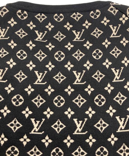 LOUIS VUITTON（ルイ ヴィトン）LOUIS VUITTON (ルイ ヴィトン) モノグラムシルクブレンドS/Sニット ブラック サイズ:XSの古着・服飾アイテム