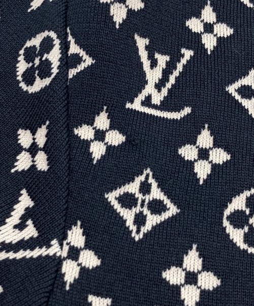 LOUIS VUITTON（ルイ ヴィトン）LOUIS VUITTON (ルイ ヴィトン) モノグラムシルクブレンドS/Sニット ブラック サイズ:XSの古着・服飾アイテム