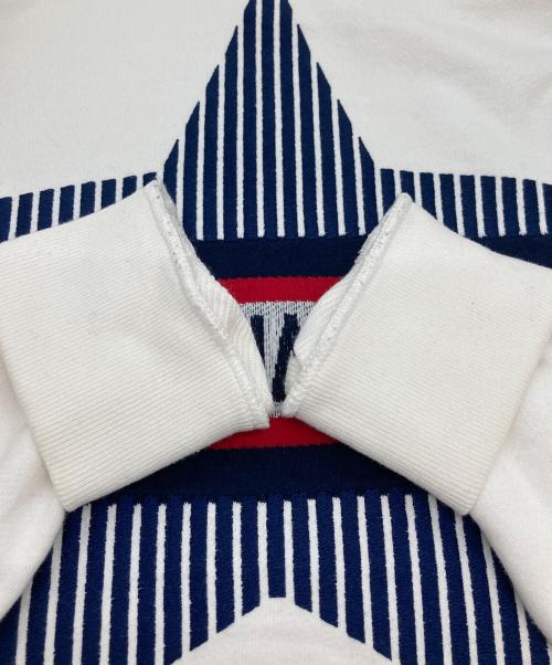 Christian Dior（クリスチャン ディオール）Christian Dior (クリスチャン ディオール) スターデザインロゴパーカー ホワイト サイズ:XSの古着・服飾アイテム