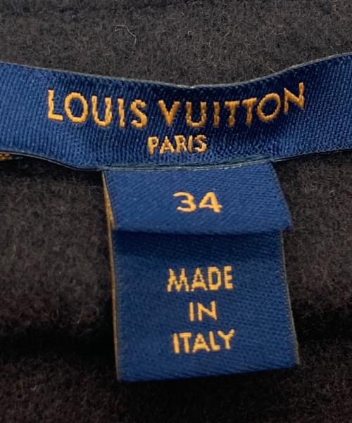 LOUIS VUITTON（ルイ ヴィトン）LOUIS VUITTON (ルイ ヴィトン) ウールモノグラムミニスカート ブラウン サイズ:34の古着・服飾アイテム