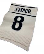 Christian Diorクリスチャン ディオール）の古着「カシミヤブレンドフットボールマフラー」｜アイボリー