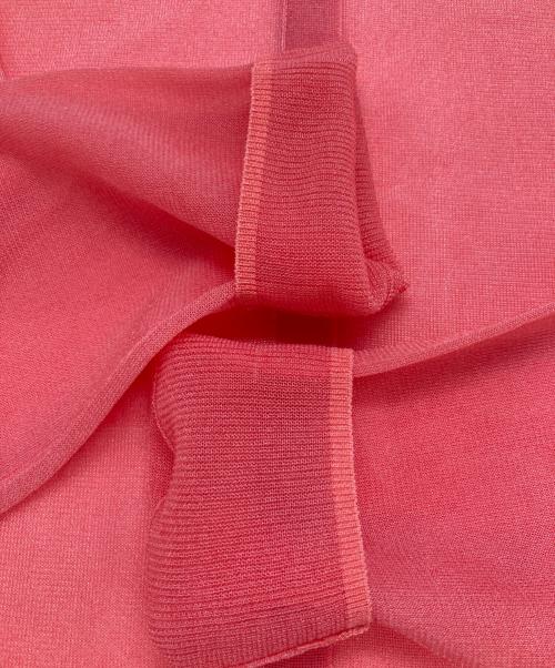 Mila Owen（ミラオーウェン）Mila Owen (ミラオーウェン) シアーカーディガン ピンク サイズ:Sの古着・服飾アイテム