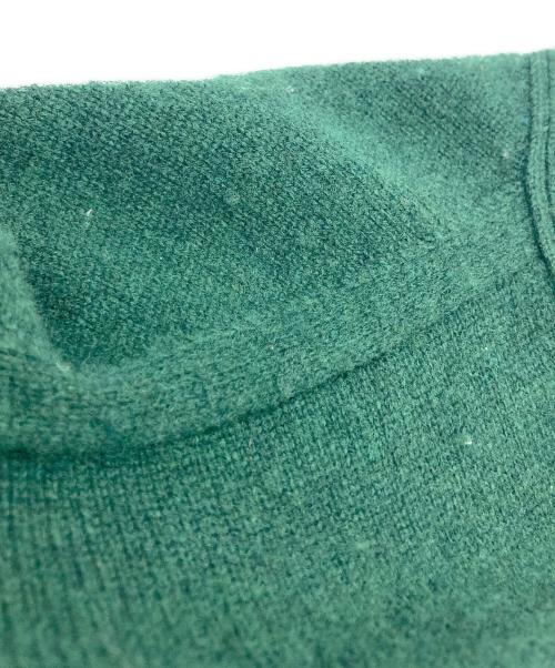 DANTON（ダントン）DANTON (ダントン) ラムウールVネックカーディガン グリーン サイズ:42の古着・服飾アイテム