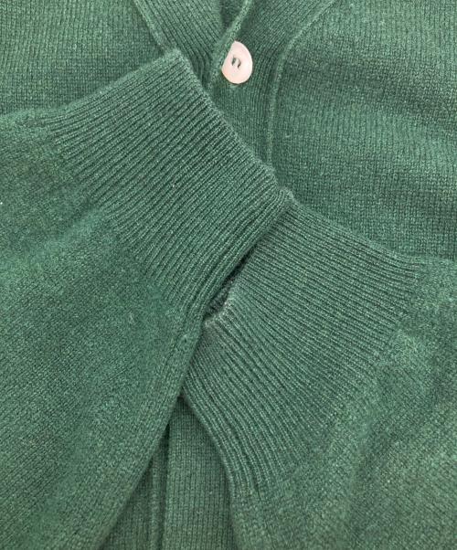 DANTON（ダントン）DANTON (ダントン) ラムウールVネックカーディガン グリーン サイズ:42の古着・服飾アイテム