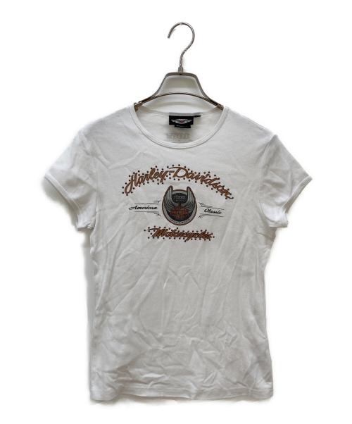 HARLEY-DAVIDSON（ハーレーダビッドソン）HARLEY-DAVIDSON (ハーレーダビッドソン) カットソー ホワイト サイズ:Mの古着・服飾アイテム