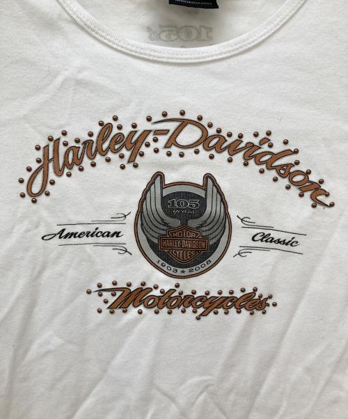 HARLEY-DAVIDSON（ハーレーダビッドソン）HARLEY-DAVIDSON (ハーレーダビッドソン) カットソー ホワイト サイズ:Mの古着・服飾アイテム
