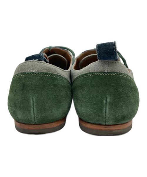 UNLINE by alfredoBANNISTER（アンラインバイアルフレッドバニスター）UNLINE by alfredoBANNISTER (アンラインバイアルフレッドバニスター) ストレートチップシューズ グリーン サイズ:42の古着・服飾アイテム