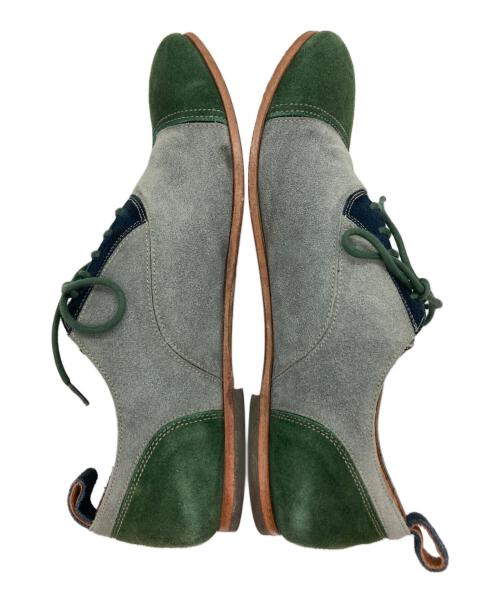 UNLINE by alfredoBANNISTER（アンラインバイアルフレッドバニスター）UNLINE by alfredoBANNISTER (アンラインバイアルフレッドバニスター) ストレートチップシューズ グリーン サイズ:42の古着・服飾アイテム