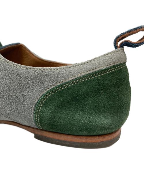 UNLINE by alfredoBANNISTER（アンラインバイアルフレッドバニスター）UNLINE by alfredoBANNISTER (アンラインバイアルフレッドバニスター) ストレートチップシューズ グリーン サイズ:42の古着・服飾アイテム