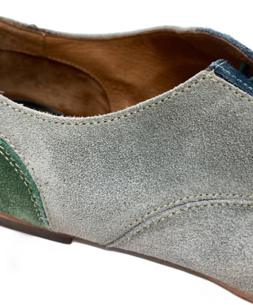 UNLINE by alfredoBANNISTER（アンラインバイアルフレッドバニスター）UNLINE by alfredoBANNISTER (アンラインバイアルフレッドバニスター) ストレートチップシューズ グリーン サイズ:42の古着・服飾アイテム