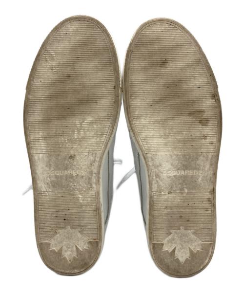 DSQUARED2（ディースクエアード）DSQUARED2 (ディースクエアード) ダットスニーカー ホワイト サイズ:40の古着・服飾アイテム