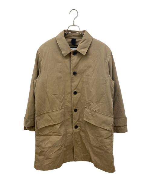 MHL（エムエイチエル）MHL (エムエイチエル) ライナー付ステンカラーコート ブラウン サイズ:Sの古着・服飾アイテム