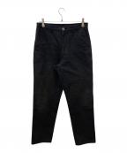 COMME des GARCONS HOMME PLUSコムデギャルソンオムプリュス）の古着「サイケ期アーカイブコットンワークパンツ」｜ブラック