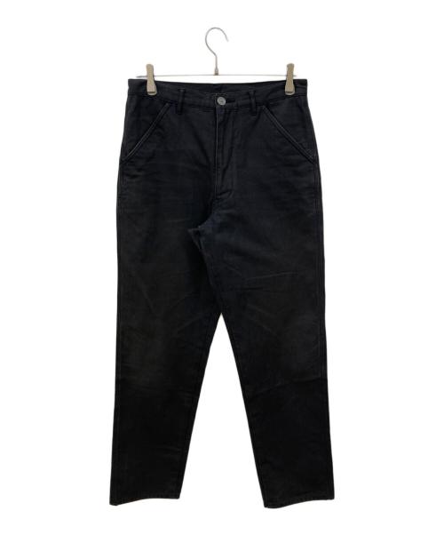 COMME des GARCONS HOMME PLUS（コムデギャルソンオムプリュス）COMME des GARCONS HOMME PLUS (コムデギャルソンオムプリュス) サイケ期アーカイブコットンワークパンツ ブラック サイズ:Sの古着・服飾アイテム