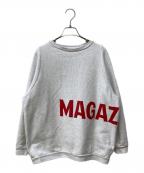 THIRD MAGAZINEサードマガジン）の古着「ビッグロゴスウェット」｜ライトグレー