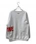 THIRD MAGAZINE (サードマガジン) ビッグロゴスウェット ライトグレー サイズ:9：4000円