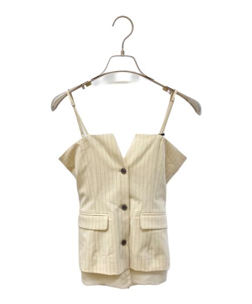 MAISON SPECIAL（メゾンスペシャル）MAISON SPECIAL (メゾンスペシャル) キャミソール アイボリー サイズ:FREEの古着・服飾アイテム