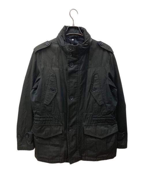 BURBERRY（バーバリー）BURBERRY (バーバリー) スタンドカラージャケット ブラック サイズ:LLの古着・服飾アイテム