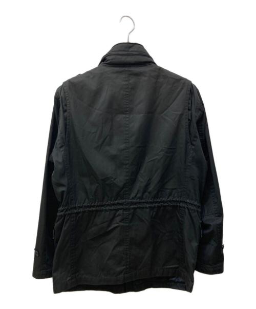 BURBERRY（バーバリー）BURBERRY (バーバリー) スタンドカラージャケット ブラック サイズ:LLの古着・服飾アイテム