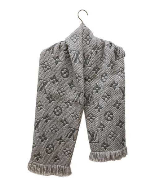 LOUIS VUITTON（ルイ ヴィトン）LOUIS VUITTON (ルイ ヴィトン) エシャルプ・ロゴマニア ライトグレーの古着・服飾アイテム