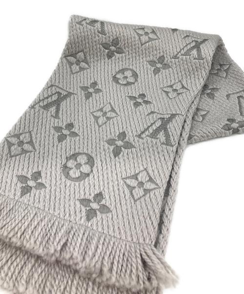 LOUIS VUITTON（ルイ ヴィトン）LOUIS VUITTON (ルイ ヴィトン) エシャルプ・ロゴマニア ライトグレーの古着・服飾アイテム