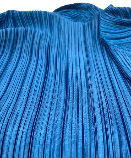 PLEATS PLEASE（プリーツプリーズ）PLEATS PLEASE (プリーツプリーズ) ロングカーディガン ブルー サイズ:不明の古着・服飾アイテム