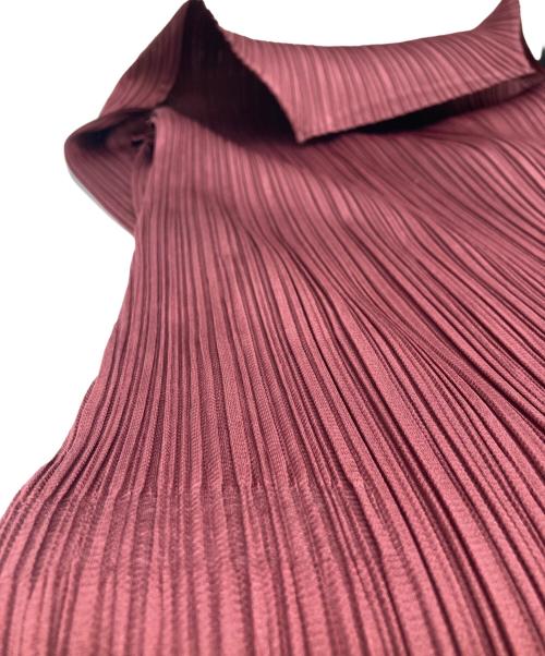 PLEATS PLEASE（プリーツプリーズ）PLEATS PLEASE (プリーツプリーズ) ワンピース バーガンディー サイズ:不明の古着・服飾アイテム