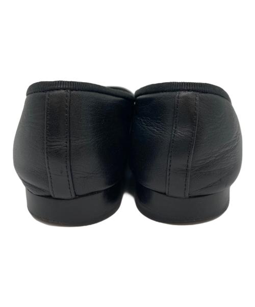 CHANEL（シャネル）CHANEL (シャネル) ココマークキャップトゥバレエシューズ ブラック サイズ:35Cの古着・服飾アイテム