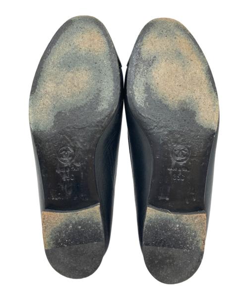 CHANEL（シャネル）CHANEL (シャネル) ココマークキャップトゥバレエシューズ ブラック サイズ:35Cの古着・服飾アイテム