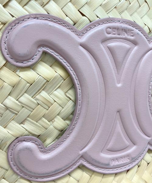CELINE（セリーヌ）CELINE (セリーヌ) トリオンフパニエティーン/カゴバッグ ベージュの古着・服飾アイテム