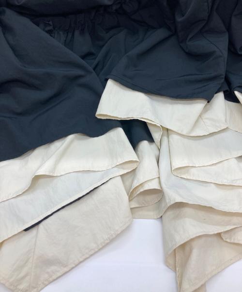 machatt（マチャット）machatt (マチャット) フレアロングスカート ブラック サイズ:FREEの古着・服飾アイテム