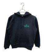 PHATRNKファットランク）の古着「ラインストーンロゴパーカー」｜ブラック