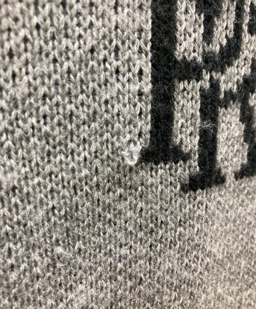 PHATRNK（ファットランク）phatrnk (ファットランク) PRロゴニット グレー サイズ:Lの古着・服飾アイテム