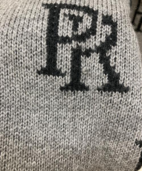 PHATRNK（ファットランク）phatrnk (ファットランク) PRロゴニット グレー サイズ:Lの古着・服飾アイテム