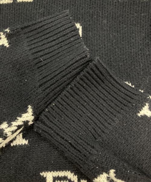 PHATRNK（ファットランク）phatrnk (ファットランク) PRロゴニット ネイビー サイズ:Sの古着・服飾アイテム