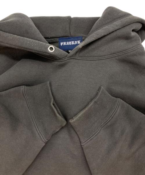 PHATRNK（ファットランク）PHATRNK (ファットランク) ラインストーンロゴパーカー グレー サイズ:XLの古着・服飾アイテム