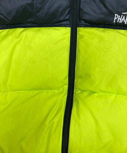 PHATRNK（ファットランク）phatrnk (ファットランク) ダウンジャケット ブラック×イエロー サイズ:Ⅿの古着・服飾アイテム