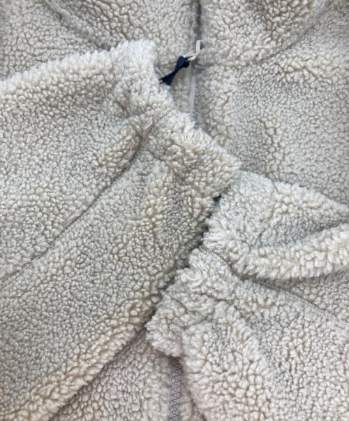 PHATRNK（ファットランク）PHATRNK (ファットランク) Pロゴフリースジャケット ベージュ サイズ:Sの古着・服飾アイテム