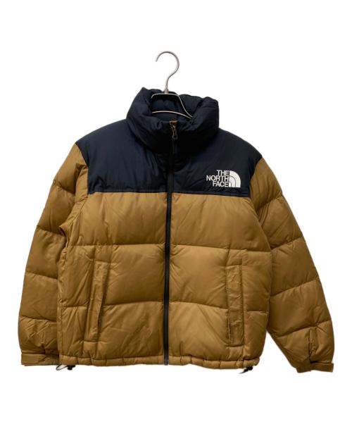 THE NORTH FACE（ザ ノース フェイス）THE NORTH FACE (ザ ノース フェイス) Short NUPTSE JACKET/ダウンジャケット ブラウン×ブラック サイズ:Mの古着・服飾アイテム
