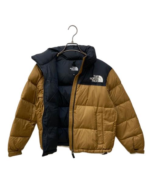 THE NORTH FACE（ザ ノース フェイス）THE NORTH FACE (ザ ノース フェイス) Short NUPTSE JACKET/ダウンジャケット ブラウン×ブラック サイズ:Mの古着・服飾アイテム