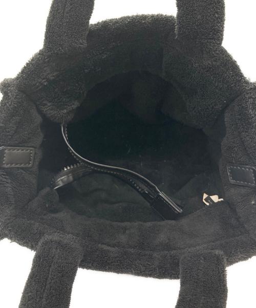 MARC JACOBS（マークジェイコブズ）MARC JACOBS (マークジェイコブス) 2WAYパイル地ショルダーバッグ ブラックの古着・服飾アイテム