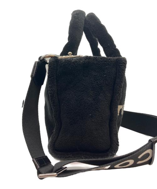 MARC JACOBS（マークジェイコブズ）MARC JACOBS (マークジェイコブス) 2WAYパイル地ショルダーバッグ ブラックの古着・服飾アイテム