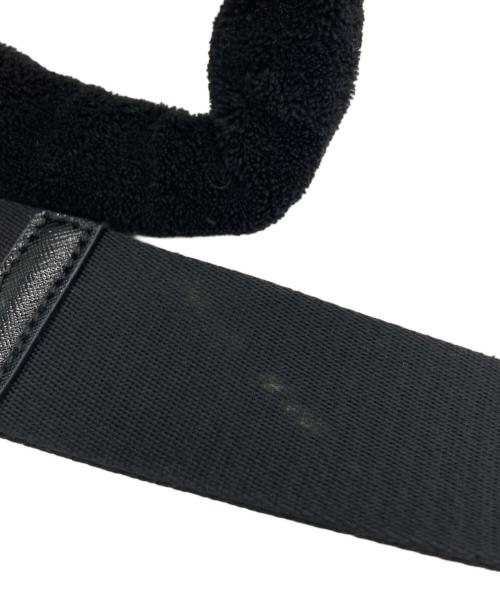 MARC JACOBS（マークジェイコブズ）MARC JACOBS (マークジェイコブス) 2WAYパイル地ショルダーバッグ ブラックの古着・服飾アイテム