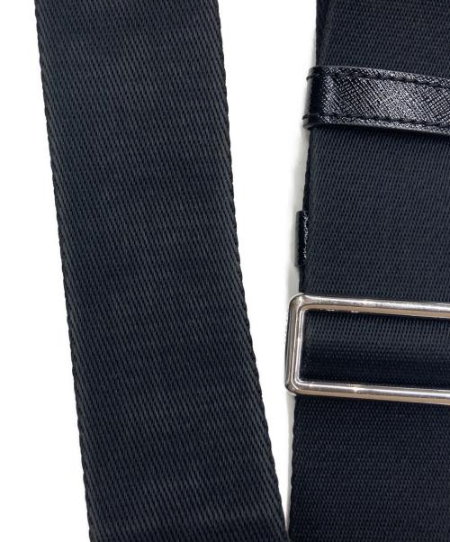 MARC JACOBS（マークジェイコブズ）MARC JACOBS (マークジェイコブス) 2WAYパイル地ショルダーバッグ ブラックの古着・服飾アイテム