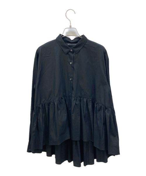 mizuiro-ind（ミズイロインド）mizuiro-ind (ミズイロインド) チュニックシャツブラウス ブラック サイズ:FREEの古着・服飾アイテム